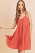 Frances Dress RED S by Aemi + Co | Fleurcouture
