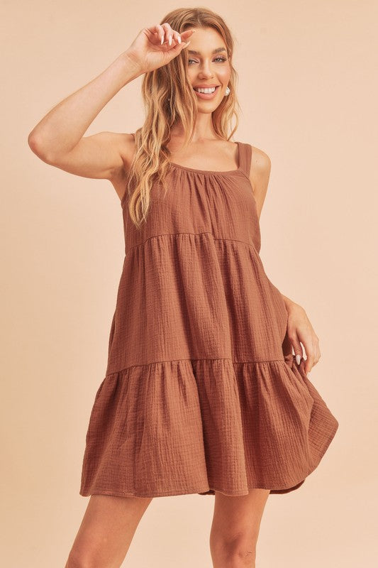 Frances Dress TERRACOTTA S by Aemi + Co | Fleurcouture