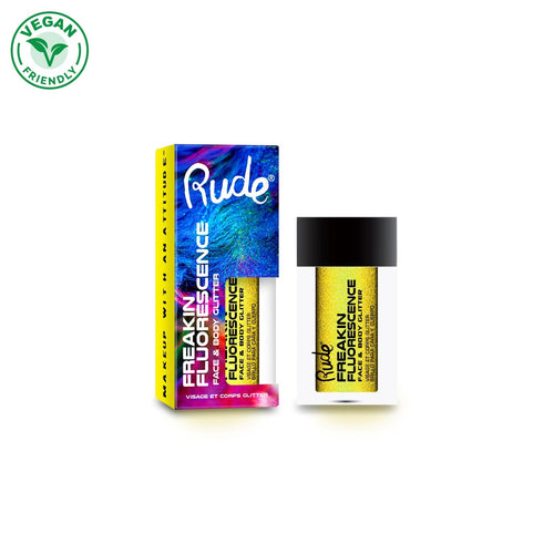 Freakin Fluorescence Face and Body Glitter Trance Dance Glitter by Rude Cosmetics | Fleurcouture