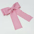 Frilled and Textured Doubled Bow Hair Clip Pink OS by Ellison and Young | Fleurcouture