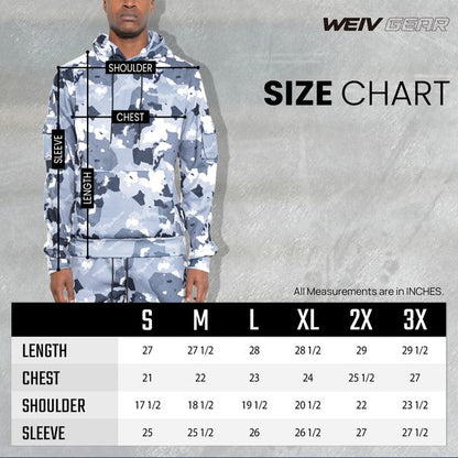 FULL CAMO HOODIE COTTON SWEAT SET Men&