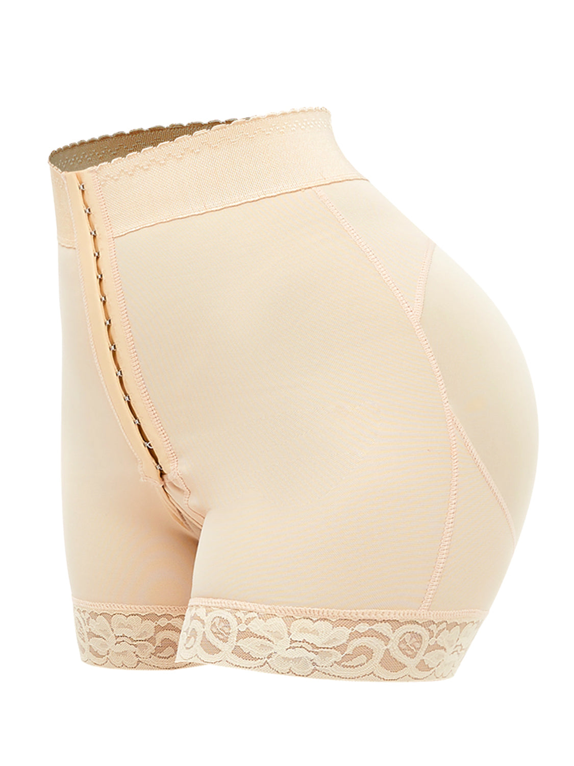 Full Size Lace Detail Hook-and-Eye Shaping Shorts Shpewear by Trendsi | Fleurcouture