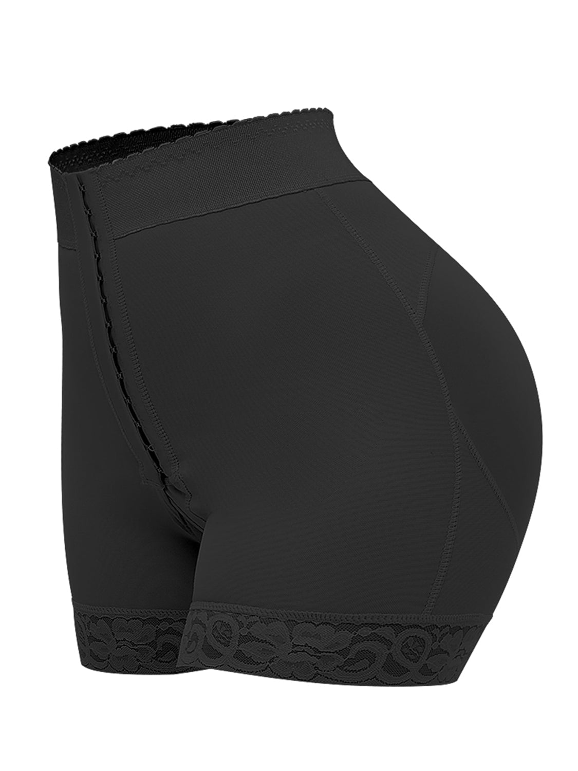 Full Size Lace Detail Hook-and-Eye Shaping Shorts Shpewear by Trendsi | Fleurcouture