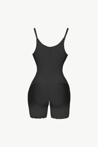 Full Size Side Zipper Under-Bust Shaping Bodysuit Shpewear by Trendsi | Fleurcouture