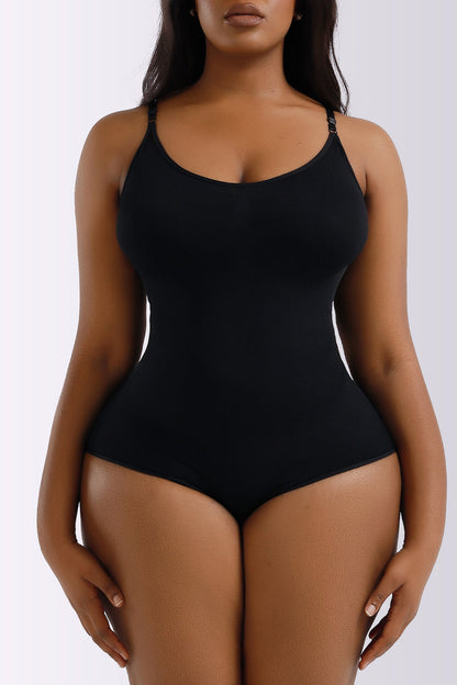 Full Size Spaghetti Strap Shaping Bodysuit Shpewear by Trendsi | Fleurcouture