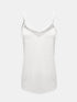 Full Size V-Neck Spaghetti Strap Cami White S Women&