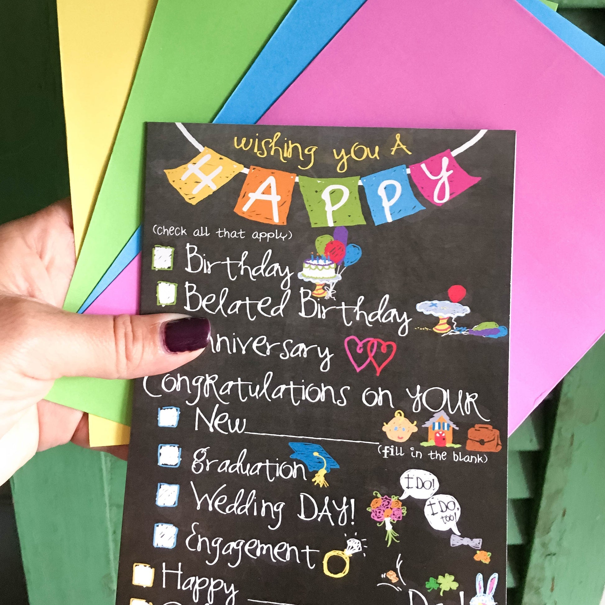 Funny Greeting Cards Boxed Set | All Occasions | Cards, Gift Tags & Gift Stickers Accessories by Denise Albright® | Fleurcouture