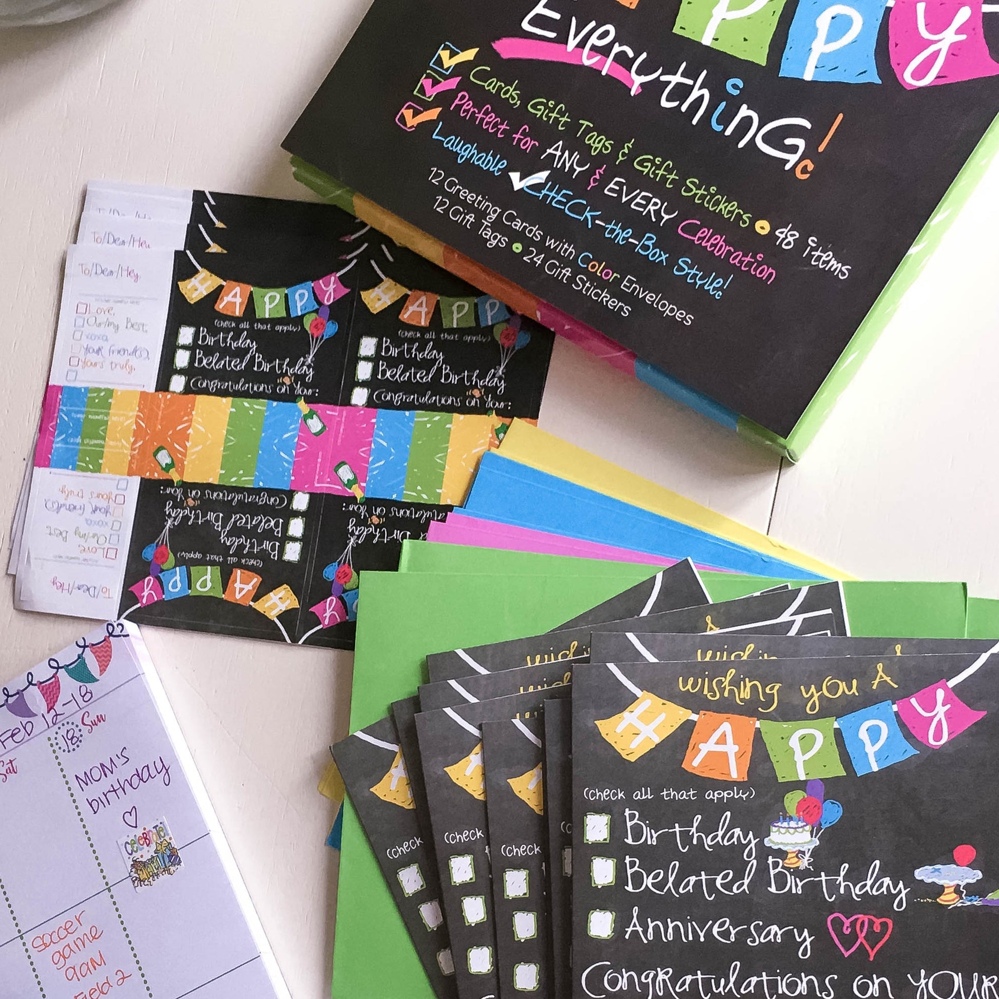 Funny Greeting Cards Boxed Set | All Occasions | Cards, Gift Tags & Gift Stickers Accessories by Denise Albright® | Fleurcouture