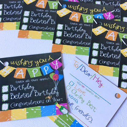 Funny Greeting Cards Boxed Set | All Occasions | Cards, Gift Tags & Gift Stickers Accessories by Denise Albright® | Fleurcouture