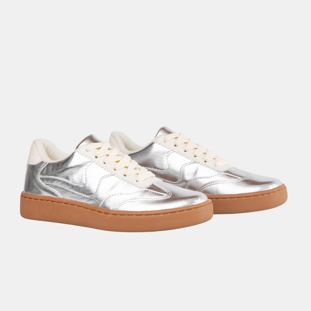 Gen 6 Silver SNEAKERS by MODAPASSO | Fleurcouture