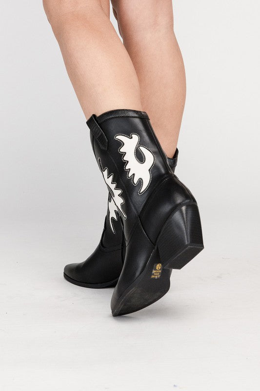 GIGA Western High Ankle Boots by Fortune Dynamic | Fleurcouture