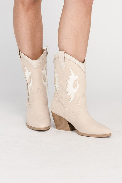 GIGA Western High Ankle Boots by Fortune Dynamic | Fleurcouture