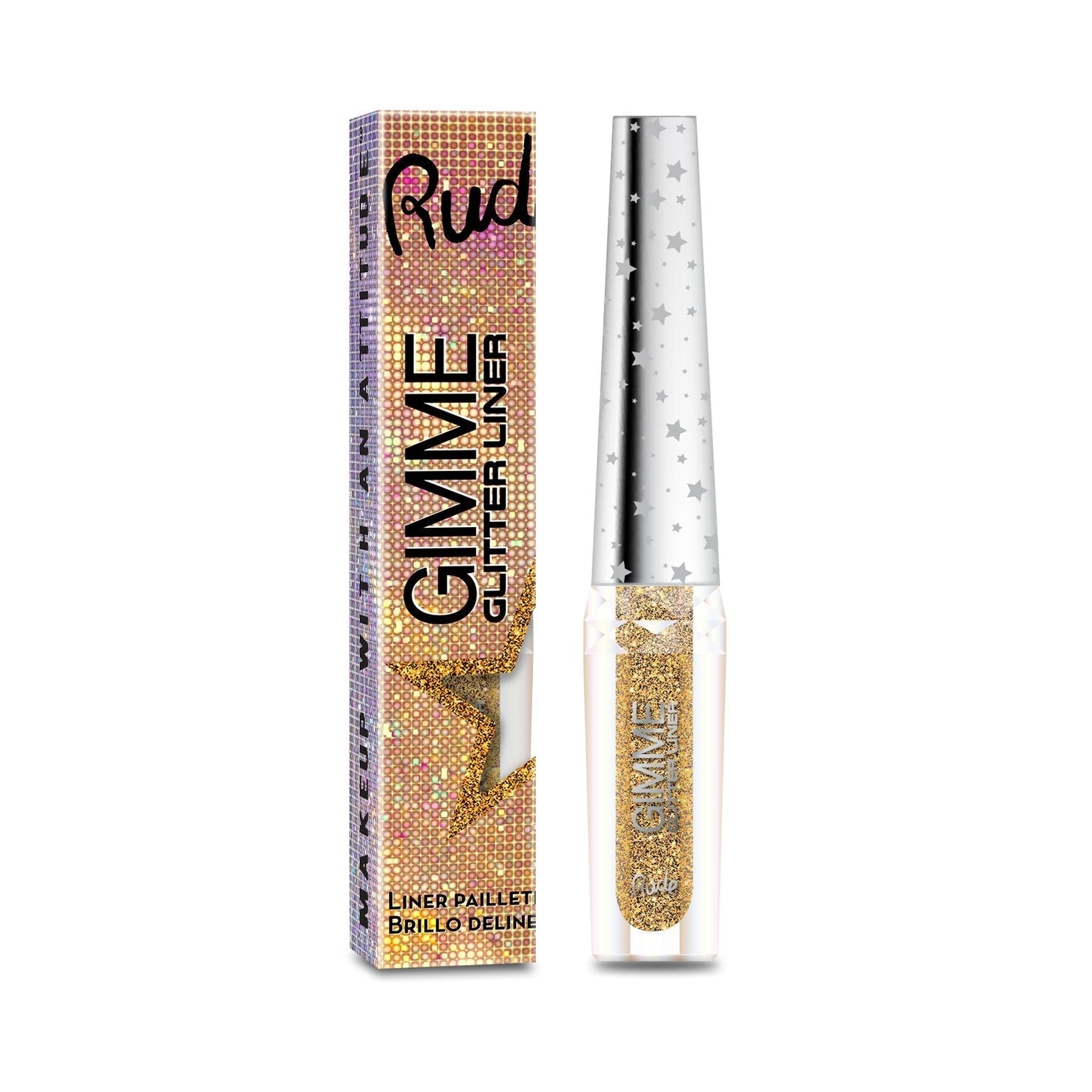 Gimme Glitter Liner Display Set, 64pcs Wholesale Set by Rude Cosmetics | Fleurcouture