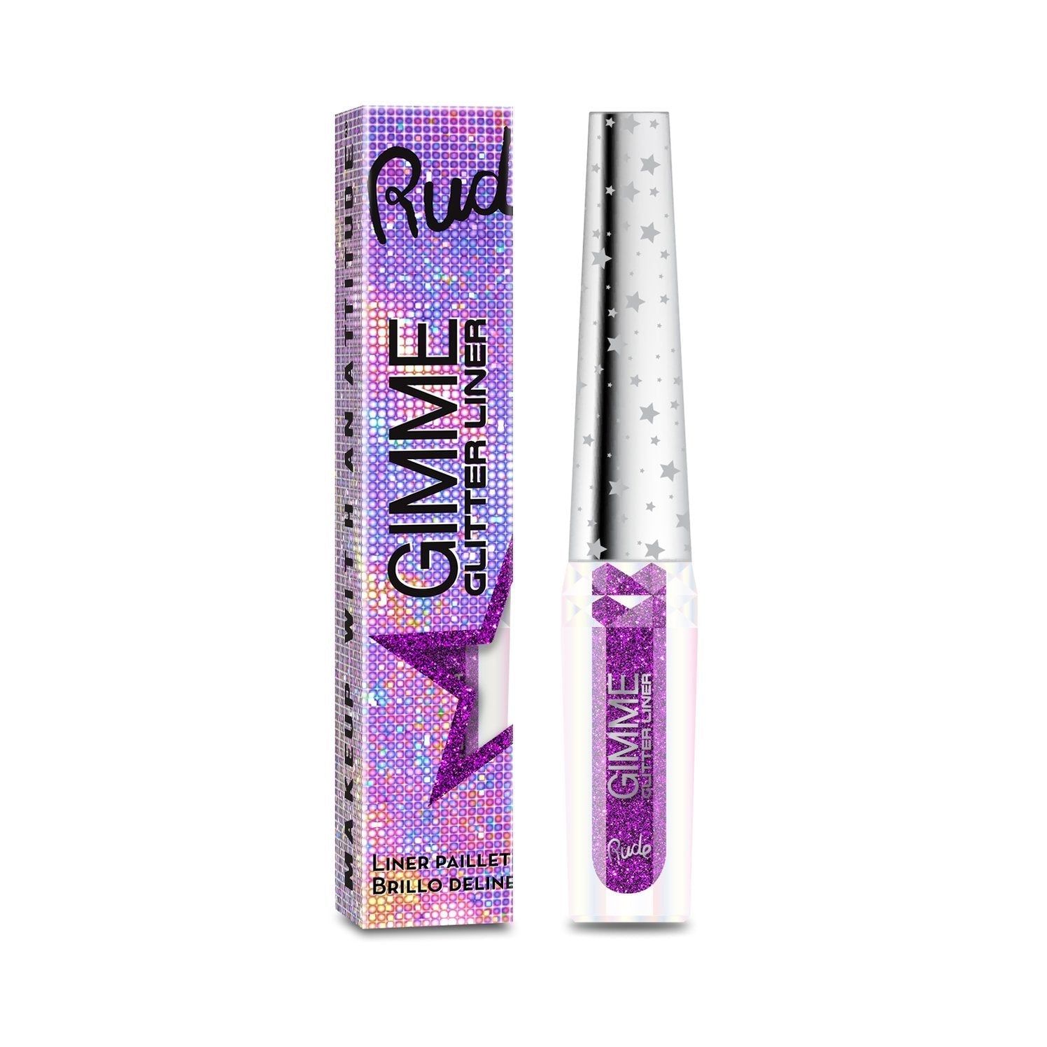 Gimme Glitter Liner Display Set, 64pcs Wholesale Set by Rude Cosmetics | Fleurcouture