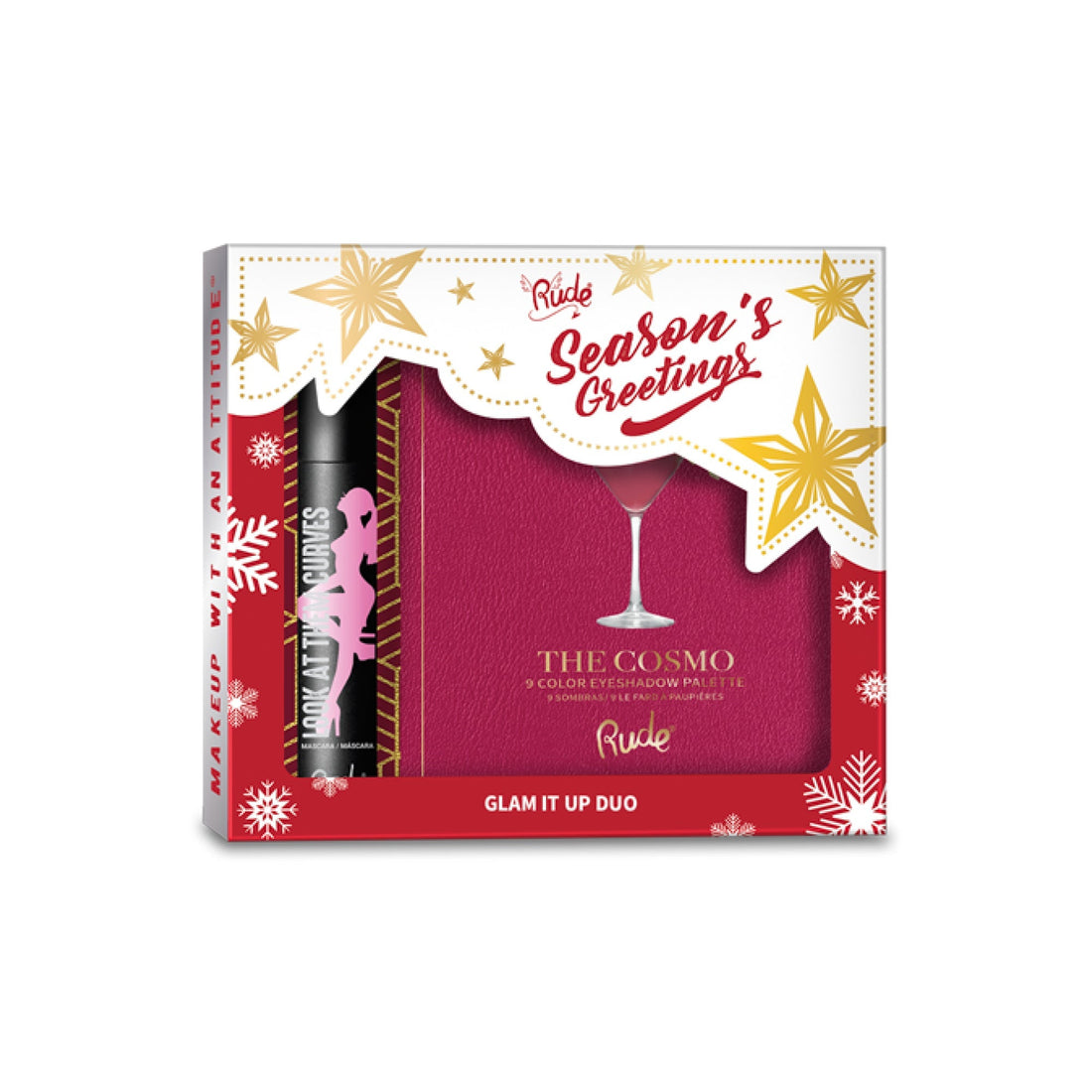 Glam It Up Mascara and Eyeshadow Duo Gift Set Gift Sets by Rude Cosmetics | Fleurcouture
