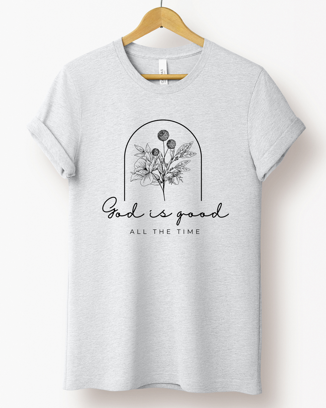 GOD IS GOOD TEE (BELLA CANVAS) by LL | Fleurcouture