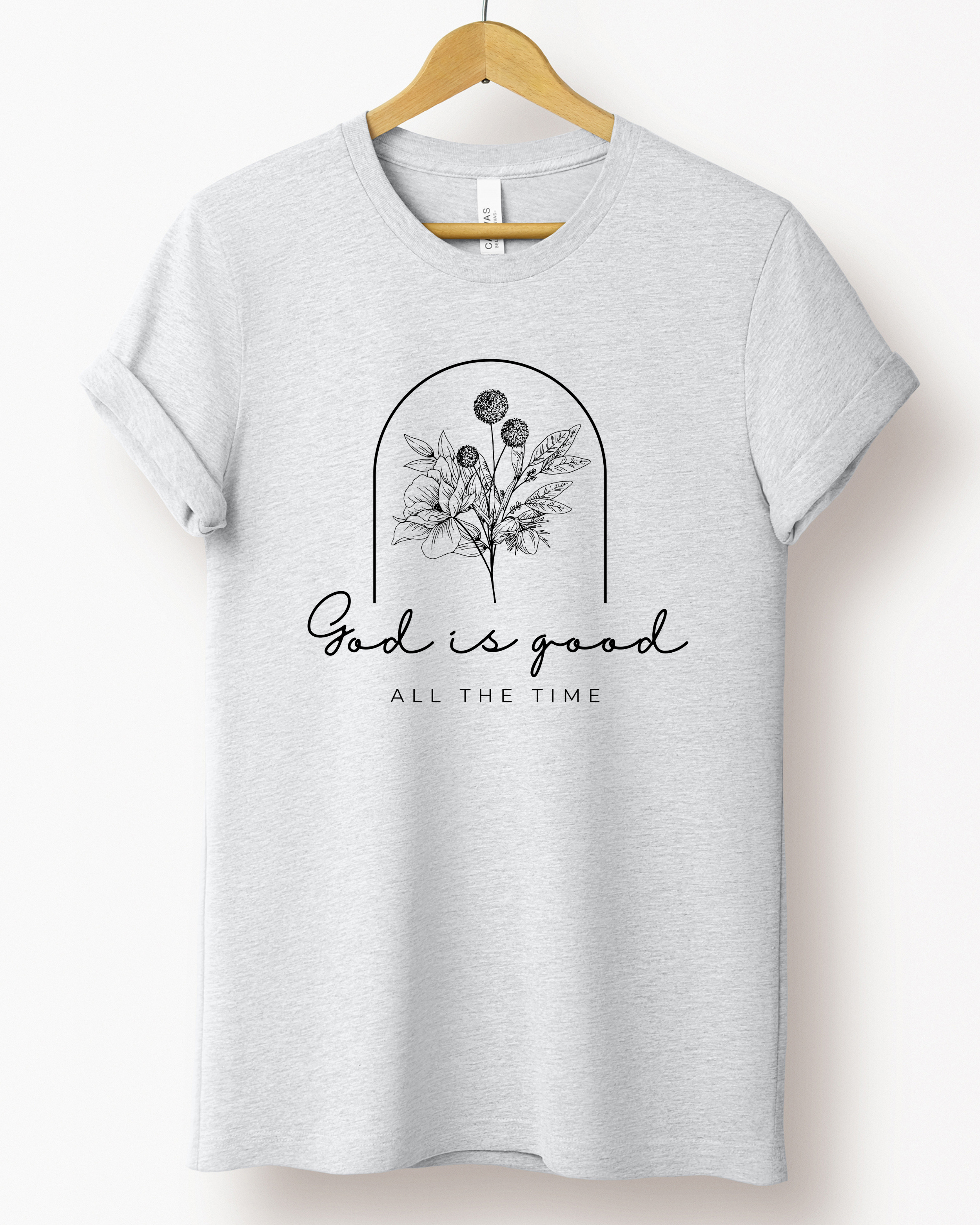 GOD IS GOOD TEE (BELLA CANVAS) by LL | Fleurcouture