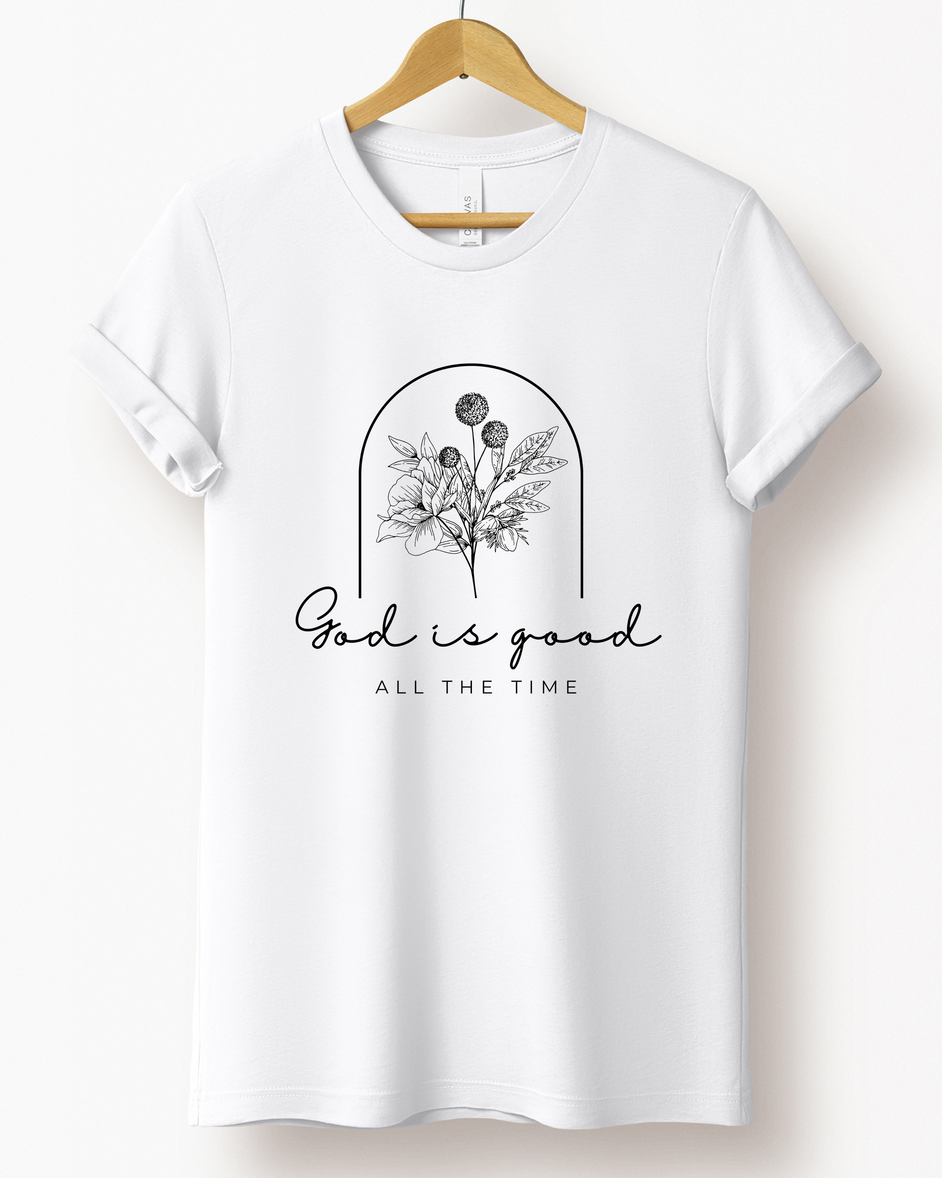 GOD IS GOOD TEE (BELLA CANVAS) by LL | Fleurcouture