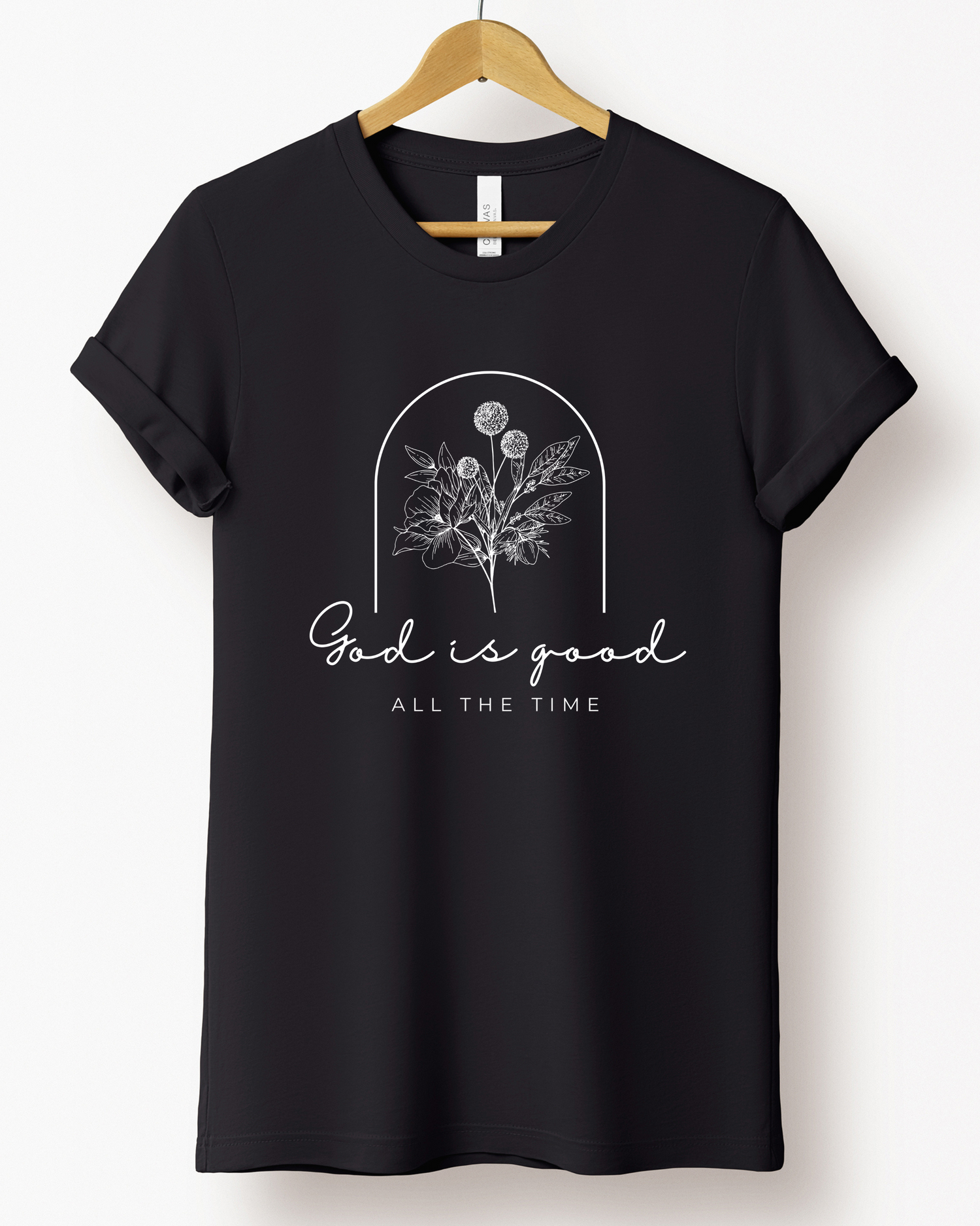 GOD IS GOOD TEE (BELLA CANVAS) by LL | Fleurcouture