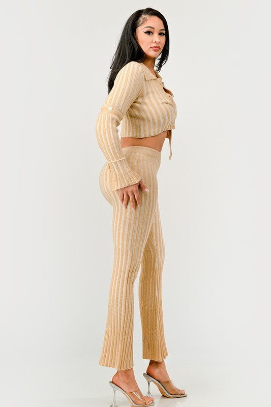 Golden Hour Knit Ensemble by Athina | Fleurcouture