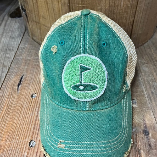 Golf Hat Green One Size by The Goat Stock | Fleurcouture