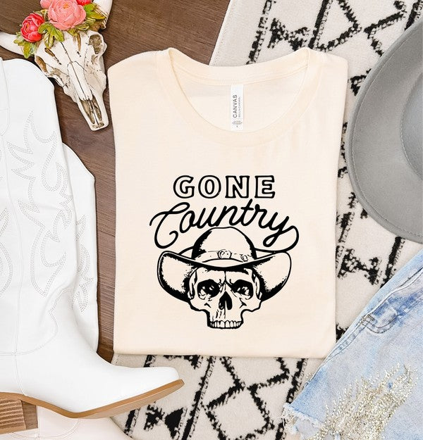 Gone Country Graphic Tee Cream L by Ocean and 7th | Fleurcouture