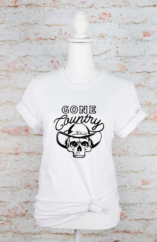 Gone Country Graphic Tee White L by Ocean and 7th | Fleurcouture