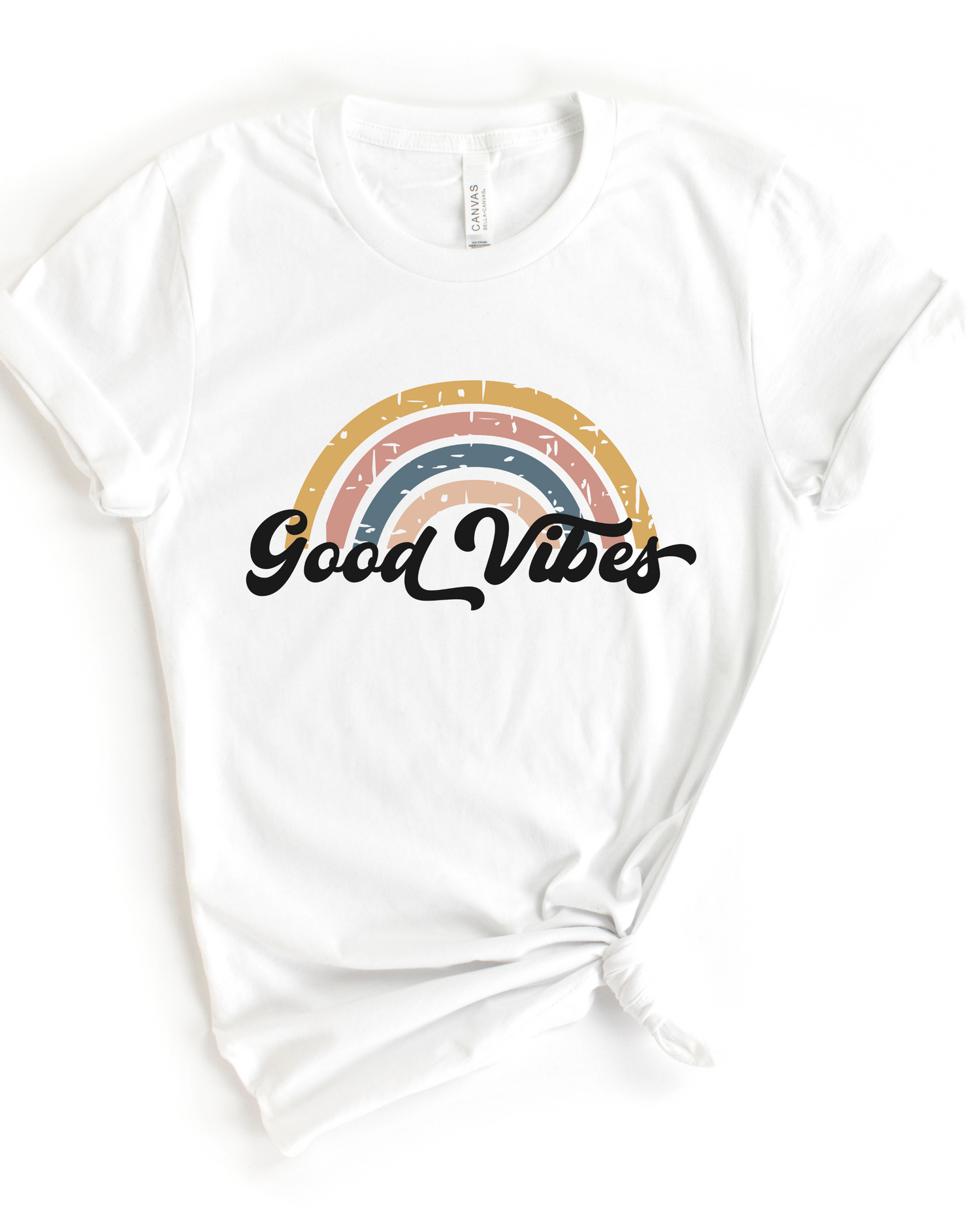 GOOD VIBES TEE(BELLA CANVAS) by LL | Fleurcouture