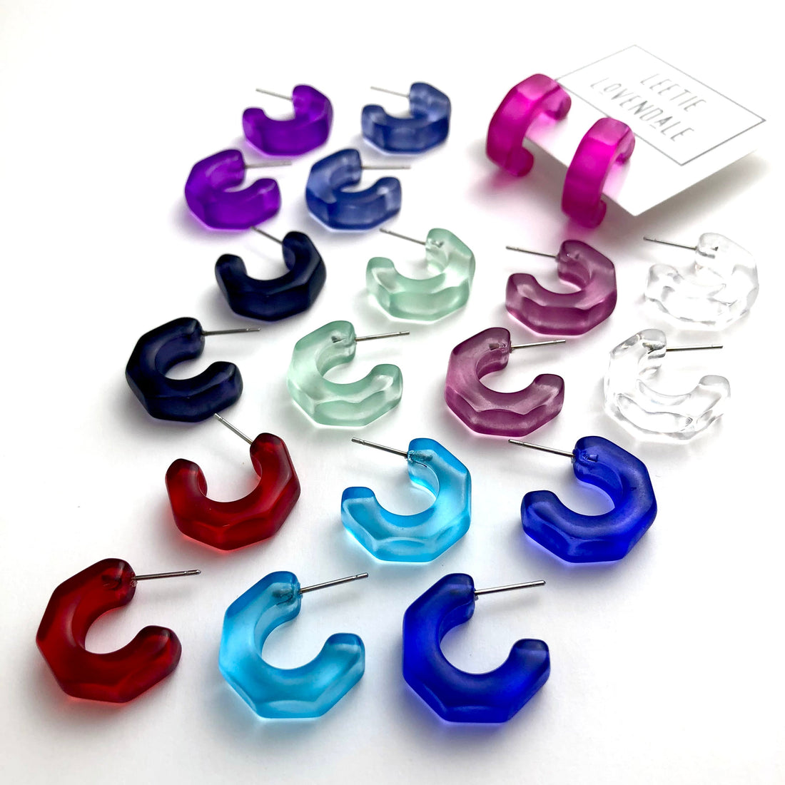 Gracie Hugger Hoop Earrings Gracie Hoop Earrings by Leetie Lovendale | Fleurcouture