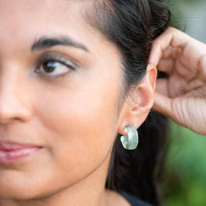 Gracie Hugger Hoop Earrings Gracie Hoop Earrings by Leetie Lovendale | Fleurcouture