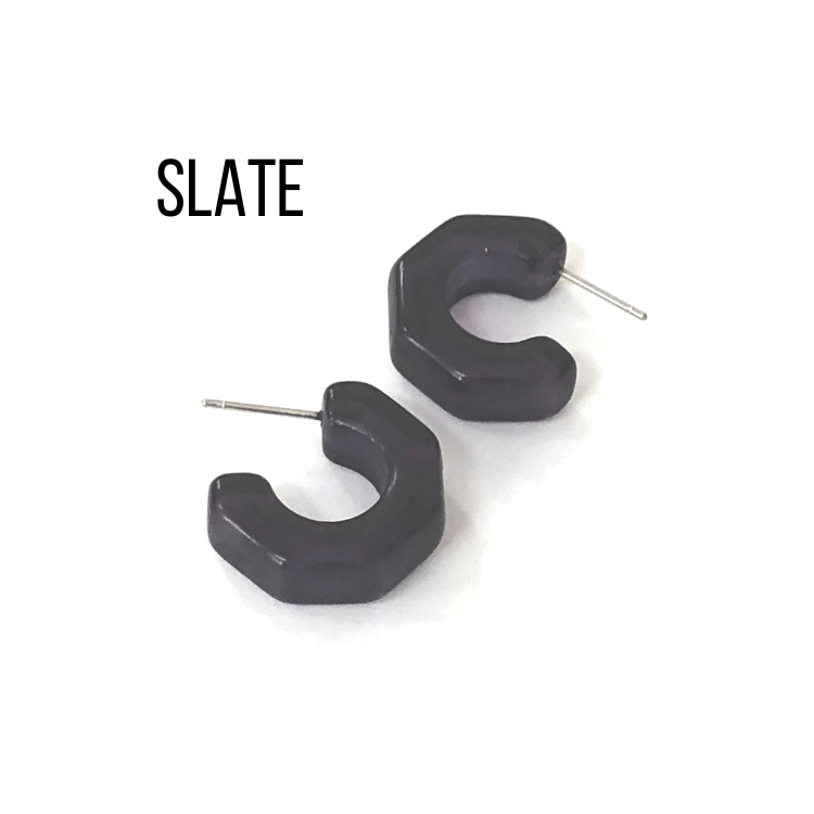 Gracie Hugger Hoop Earrings Gracie Hoop Earrings by Leetie Lovendale | Fleurcouture