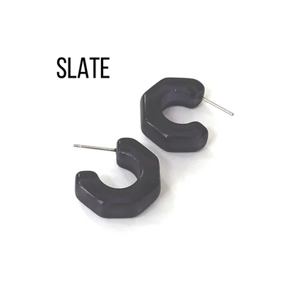 Gracie Hugger Hoop Earrings Gracie Hoop Earrings by Leetie Lovendale | Fleurcouture