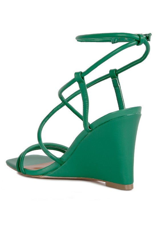 Gram Hunt Ankle Strap Wedge Sandals by Rag Company | Fleurcouture