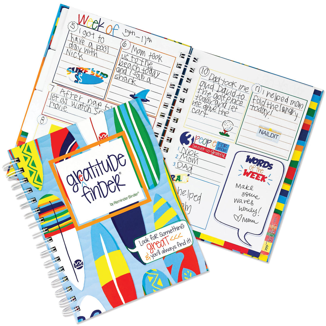 Gratitude Finder® Journals | Primary Styles Gratitude by Denise Albright® | Fleurcouture