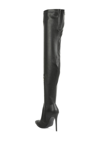 Gush Over Knee High Heel Boots by Rag Company | Fleurcouture