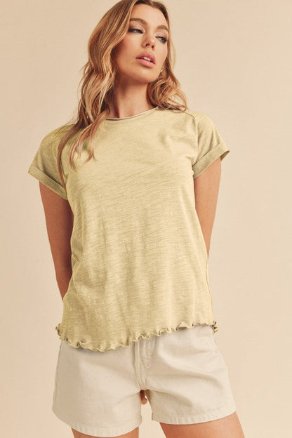 Gwen Baby Tee S by Aemi + Co | Fleurcouture