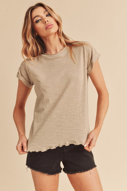 Gwen Baby Tee S by Aemi + Co | Fleurcouture