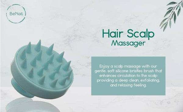 Hair Scalp Massager As shown One Size by BeNat | Fleurcouture