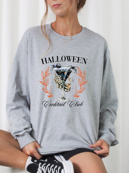 Halloween Social Club Crew Neck Sweatshirt by Ocean and 7th | Fleurcouture