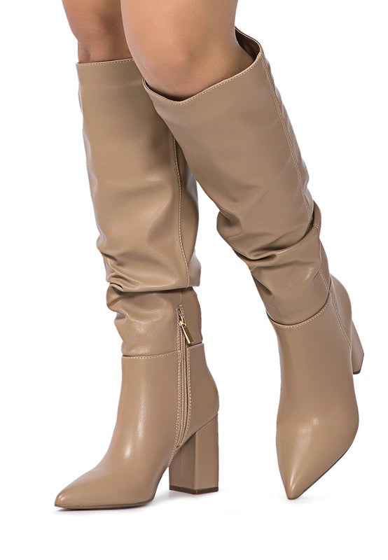 HANOI KNEE HIGH SLOUCH BOOT by Rag Company | Fleurcouture