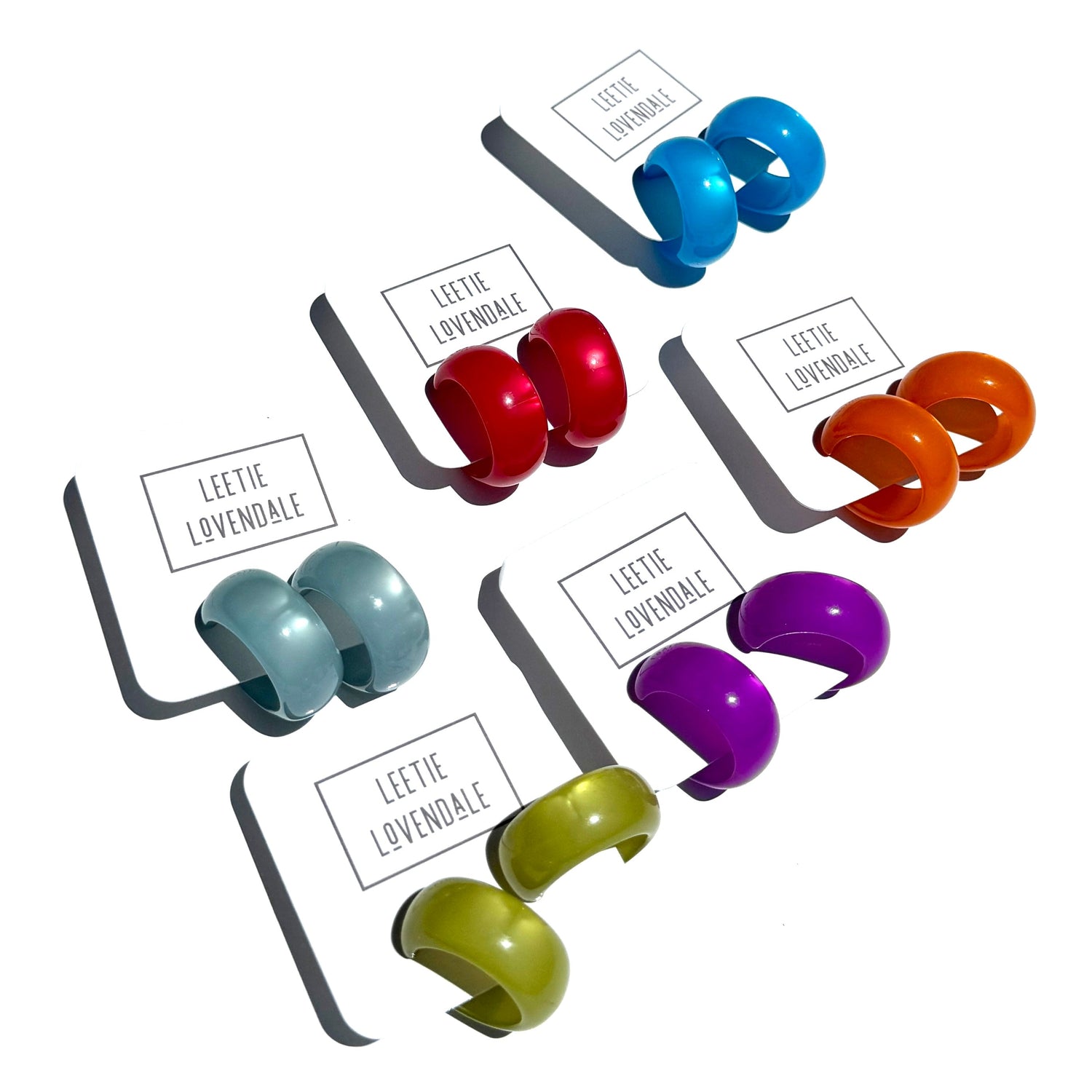 Haskell Hoop Earrings Haskell Hoops by Leetie Lovendale | Fleurcouture