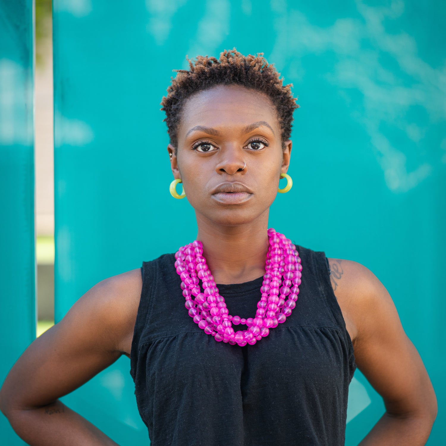 Haskell Hoop Earrings Haskell Hoops by Leetie Lovendale | Fleurcouture