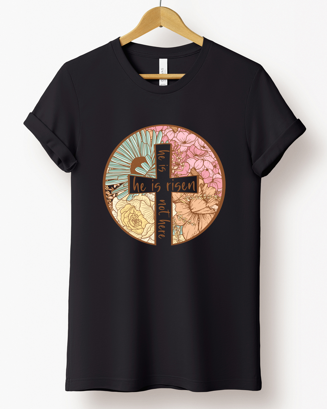 HE IS RISEN TEE (BELLA CANVAS) by LL | Fleurcouture