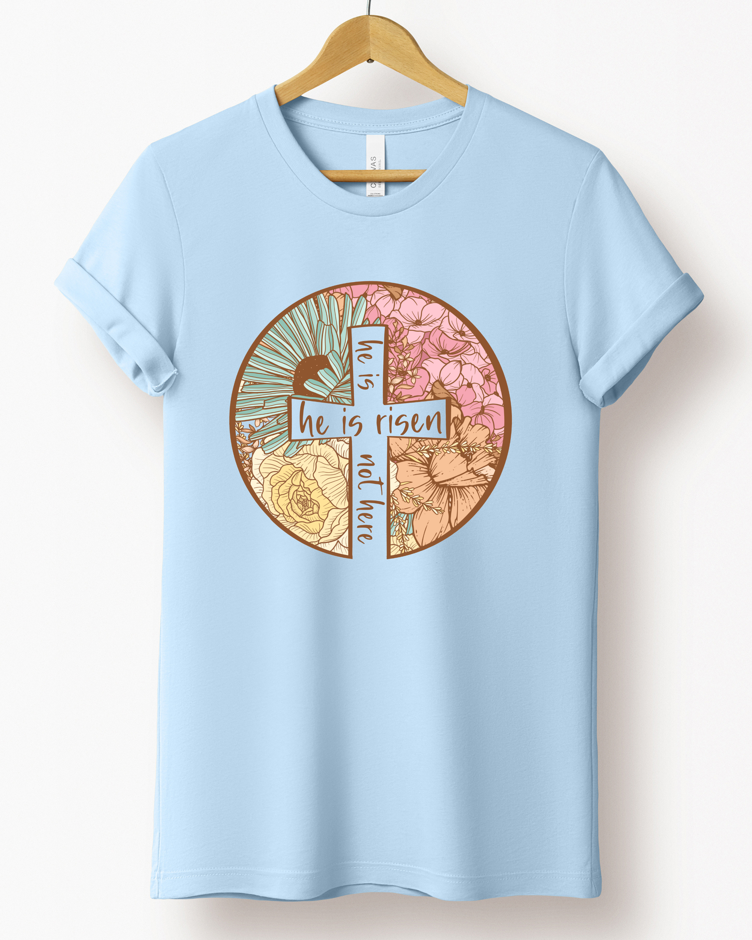 HE IS RISEN TEE (BELLA CANVAS) by LL | Fleurcouture