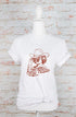 Hell Naw Cowgirl Graphic Tee White L by Ocean and 7th | Fleurcouture