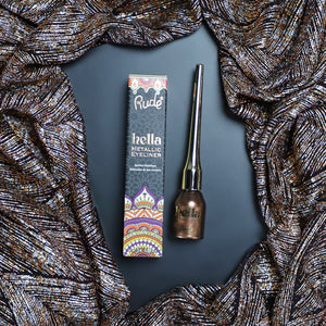 Hella Metallic Eyeliner Tiger's Eye Eyeliner by Rude Cosmetics | Fleurcouture