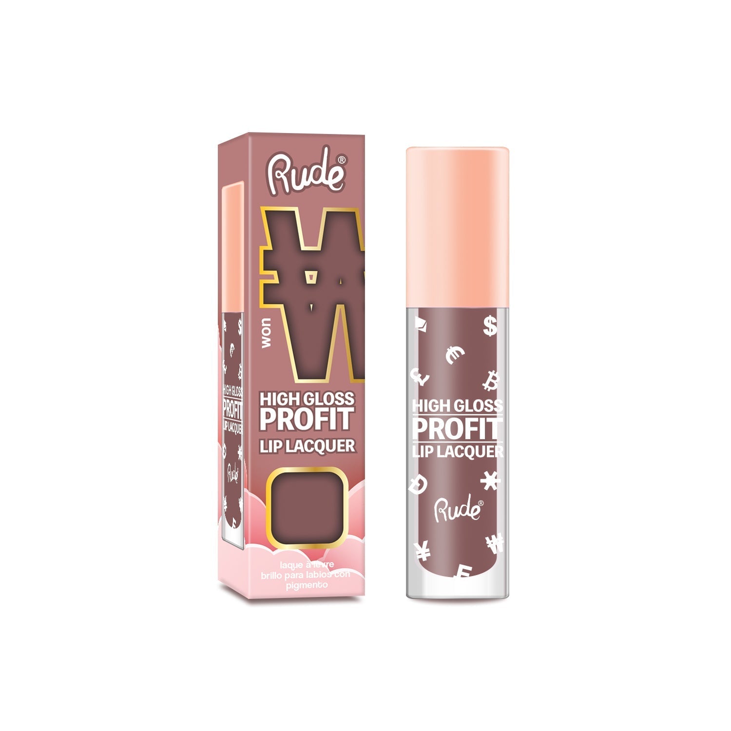 High Gloss Profit Lip Lacquer Lip Gloss by Rude Cosmetics | Fleurcouture