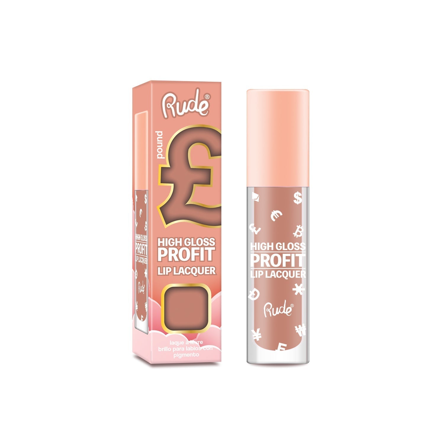 High Gloss Profit Lip Lacquer Lip Gloss by Rude Cosmetics | Fleurcouture