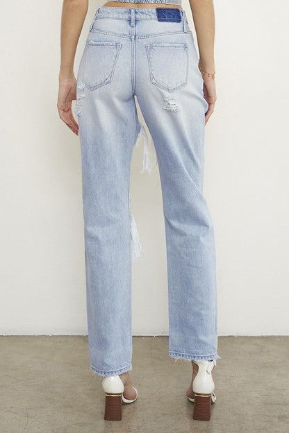 HIGH RISE BAGGY JEANS LIGHT by Insane Gene | Fleurcouture