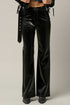 High Rise Flare Pants BLACK 0 by Denim Lab USA | Fleurcouture